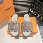 Louis Vuitton Fur Lock It Sandals – sandals product image 13