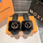 Louis Vuitton Fur Lock It Sandals – sandals product image 2