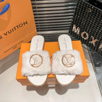 Louis Vuitton Fur Lock It Sandals – sandals product image 3