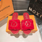 Louis Vuitton Fur Lock It Sandals – sandals product image 4