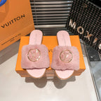 Louis Vuitton Fur Lock It Sandals – sandals product image 9