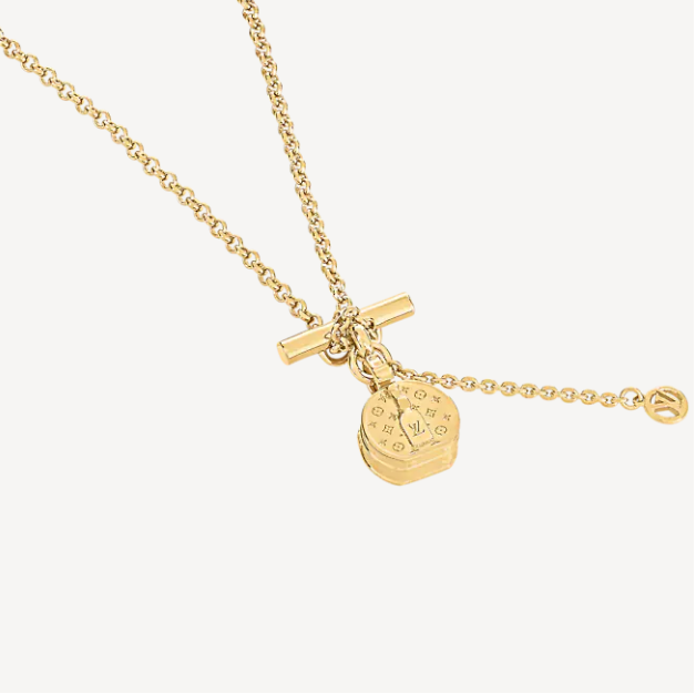Louis Vuitton Gold Bag Pendant Necklace – Luxury Designer Jewelry – product image 5