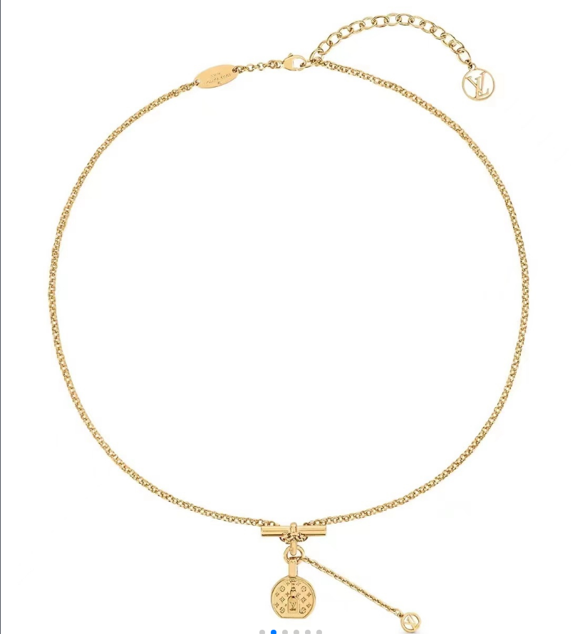 Louis Vuitton Gold Bag Pendant Necklace – Luxury Designer Jewelry – product image 6