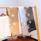 Louis Vuitton Gradient Cashmere Scarf for Women – product image 10