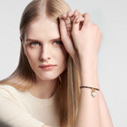 Louis Vuitton Heart Padlock Leather Bracelet – Luxury Jewelry – product image 6