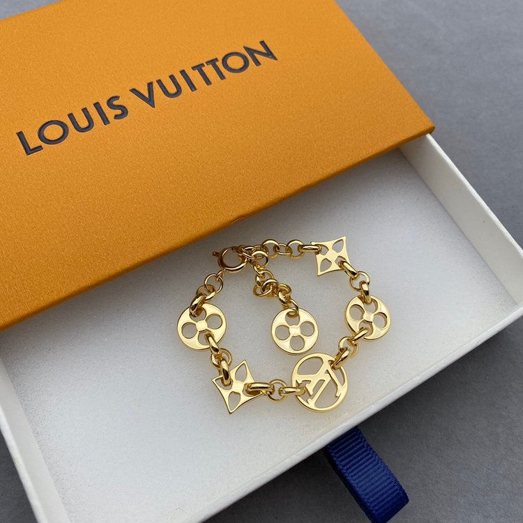 Louis Vuitton Hollow Brass Bracelet – Luxury Jewelry – product image 2
