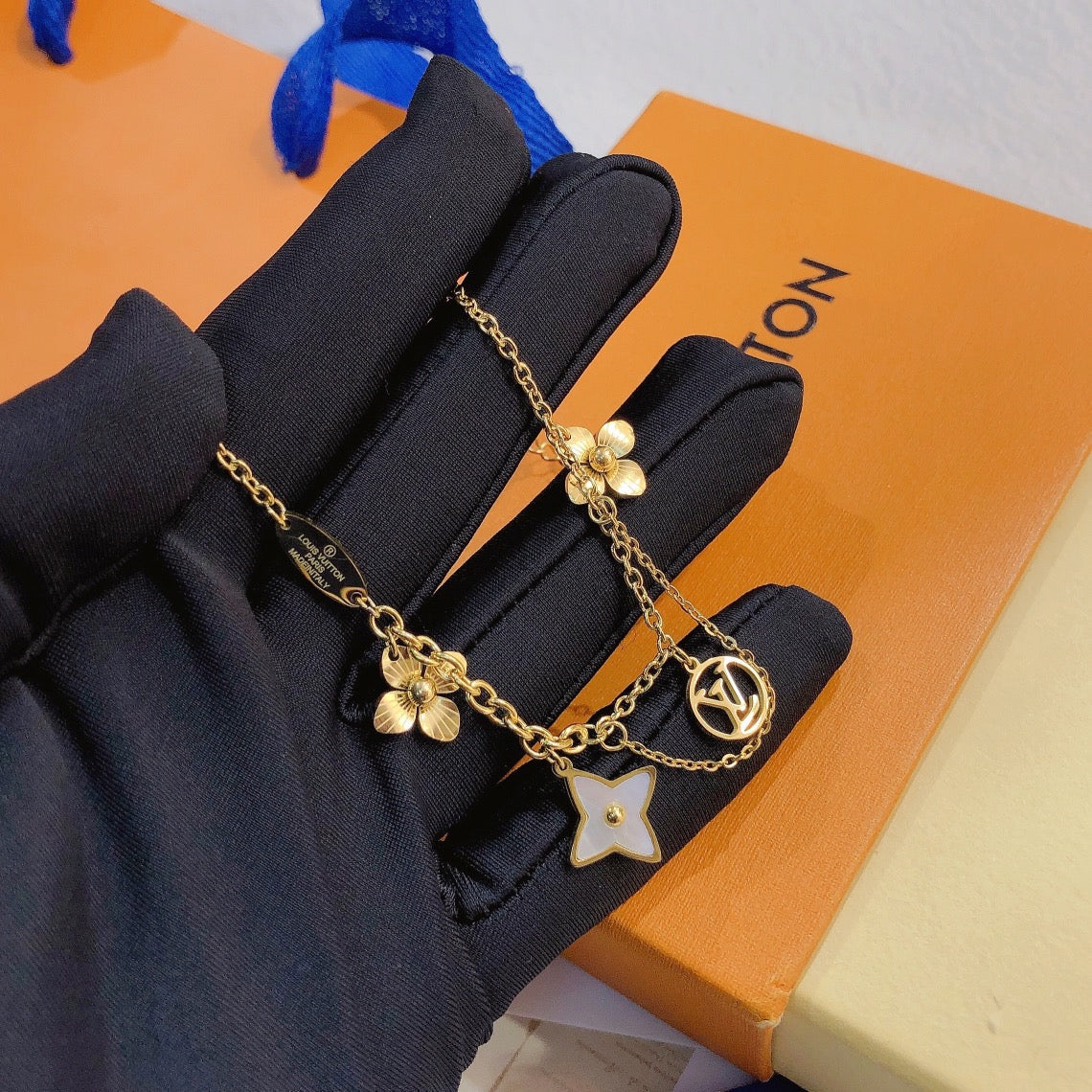 Louis Vuitton Hollow Pendant Bracelet – Luxury Jewelry – product image 4