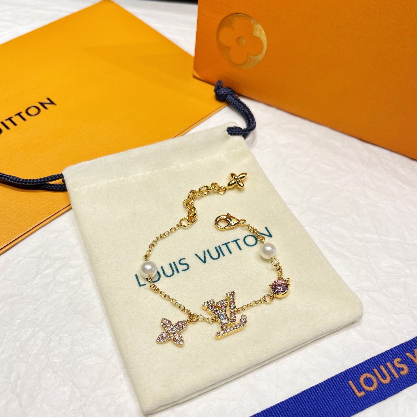Louis Vuitton Iconic Treasure Crystal Bracelet – Luxury Jewelry – product image 1