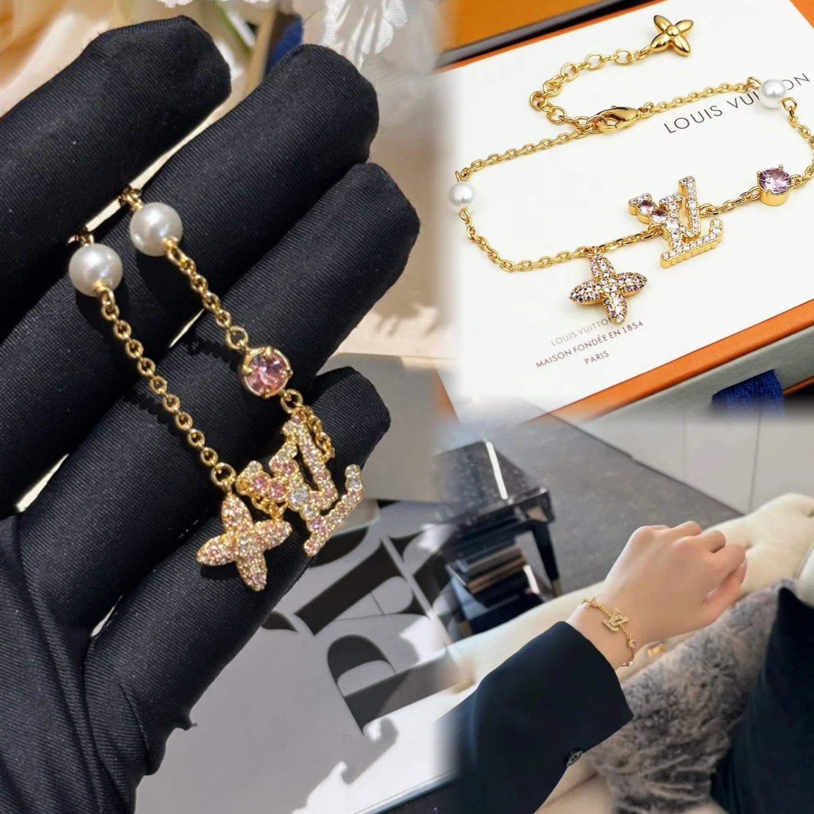 Louis Vuitton Iconic Treasure Crystal Bracelet – Luxury Jewelry – product image 3