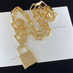 Louis Vuitton Individual Lock Chain Necklace – Luxury Designer Jewelry – product image 3
