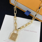 Louis Vuitton Individual Lock Chain Necklace – Luxury Designer Jewelry – product image 4