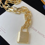 Louis Vuitton Individual Lock Chain Necklace – Luxury Designer Jewelry – product image 6