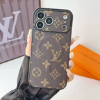 Louis Vuitton iPhone 17 Pro Max Case MagSafe – Classic Monogram Leather Dark