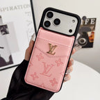 Gucci iPhone 17 Pro Max Case with Card Holder – Classic Monogram Leather
