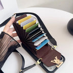 Gucci iPhone 17 Pro Max Case with Card Holder & Strap – GG Leather Wallet