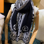 Louis Vuitton Knit Pattern Cashmere Scarf for Women – product image 4