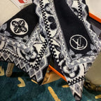 Louis Vuitton Knit Pattern Cashmere Scarf for Women – product image 9