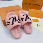 Louis Vuitton Lamb Wool Slippers – slippers product image 4