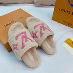 Louis Vuitton Lamb Wool Slippers – slippers product image 8