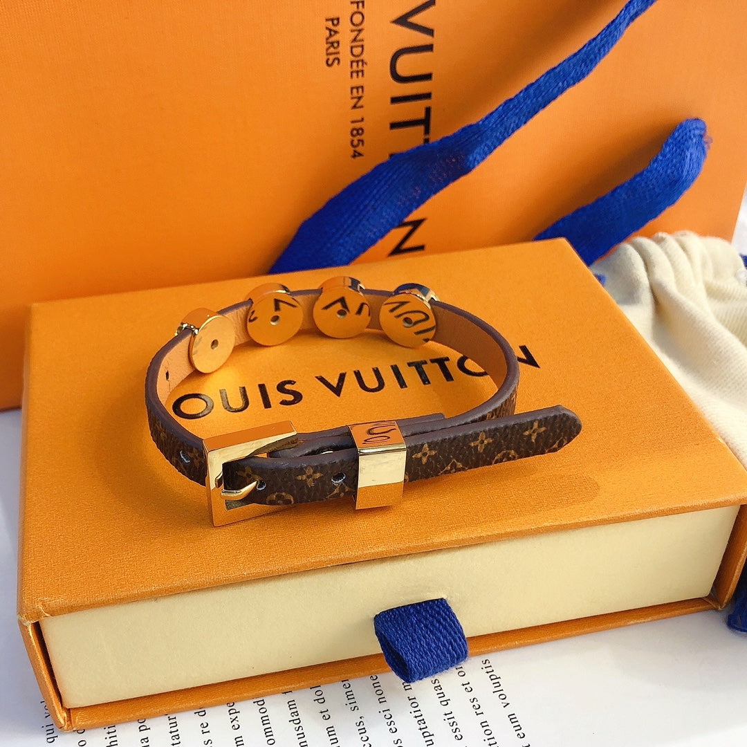 Louis Vuitton Leather Bracelet – Luxury Jewelry – product image 6
