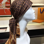 Louis Vuitton Leather Edge Square Silk Scarf for Women – product image 11