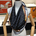 Louis Vuitton Leather Edge Square Silk Scarf for Women – product image 19