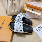 Louis Vuitton Letter Buckle Velcro Slippers – slippers product image 11