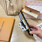 Louis Vuitton Letter Buckle Velcro Slippers – slippers product image 12