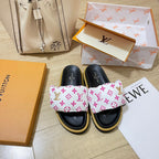 Louis Vuitton Letter Buckle Velcro Slippers – slippers product image 6