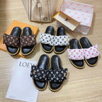 Louis Vuitton Letter Buckle Velcro Slippers – slippers product image 9