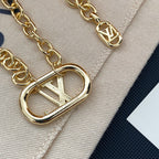 Louis Vuitton Letter Pendant Bracelet Necklace Set – Luxury Jewelry – product image 10