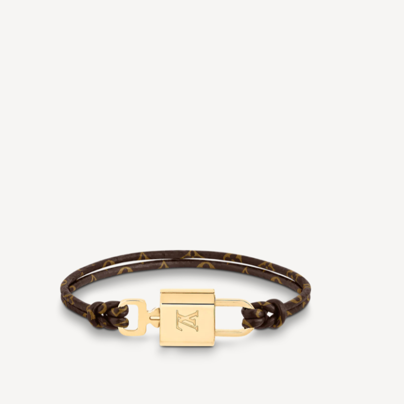 Louis Vuitton Lock and Key Leather Bracelet – Luxury Jewelry – product image 5