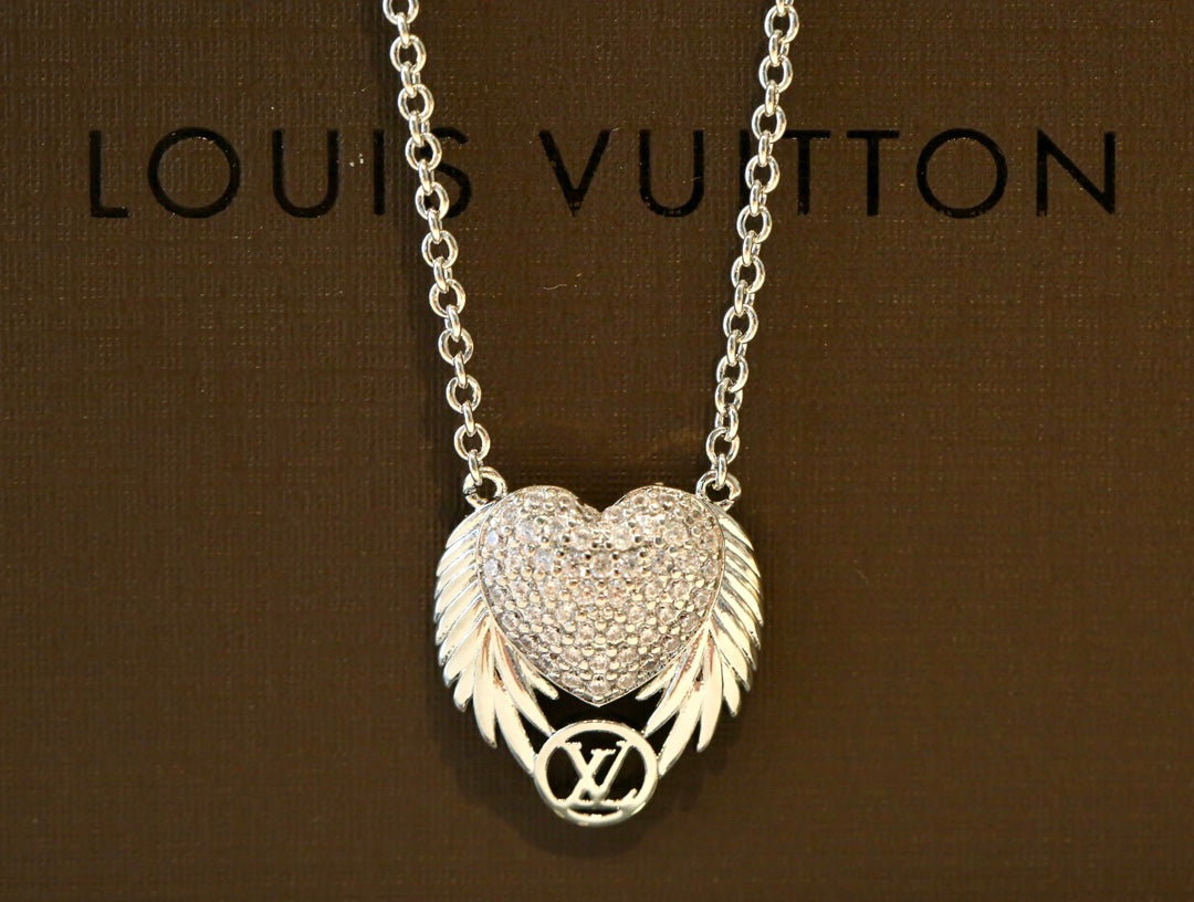 Louis Vuitton Love Angel Crystal Necklace – Luxury Designer Jewelry – product image 2