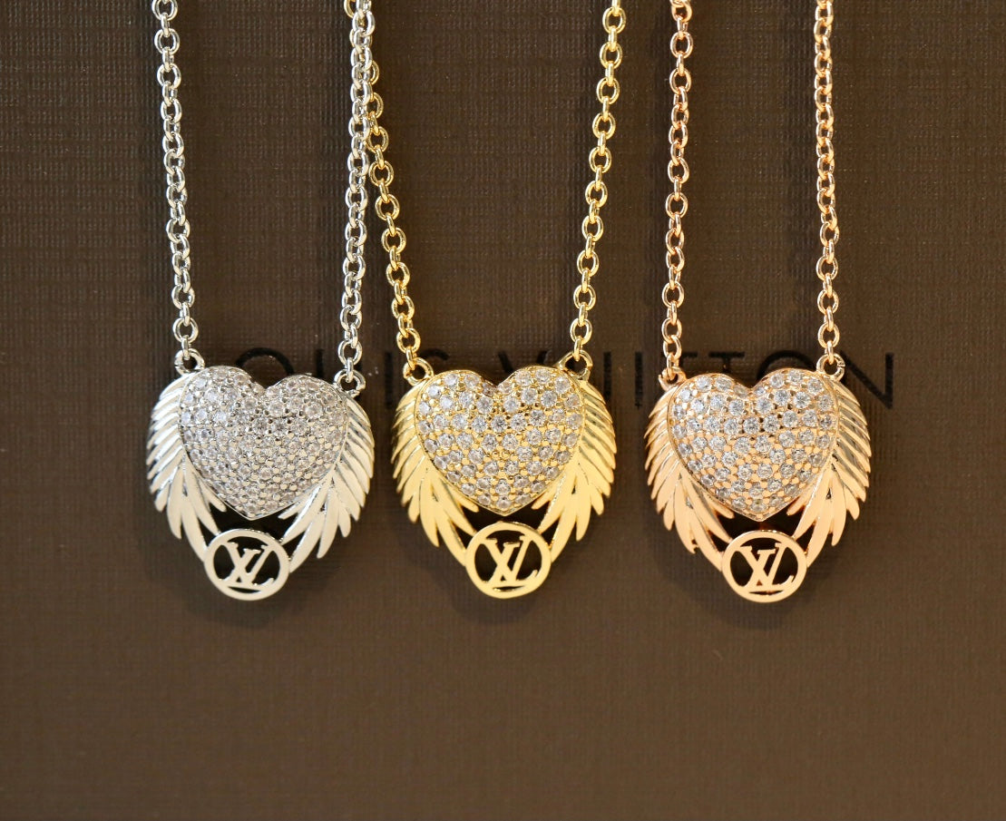 Louis Vuitton Love Angel Crystal Necklace – Luxury Designer Jewelry – product image 10
