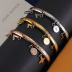 Louis Vuitton Metal Flower Pendant Bracelet – Luxury Jewelry – product image 9