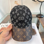 Louis Vuitton monogram baseball cap in blue and black — view 5