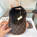 Louis Vuitton monogram baseball cap in blue and black — view 6