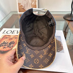 Louis Vuitton monogram baseball cap in blue and black — view 9
