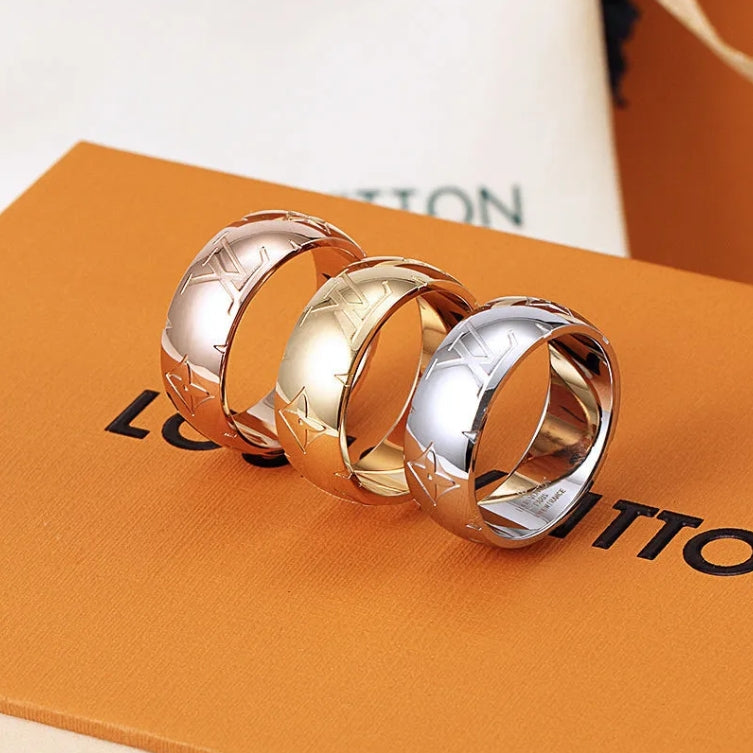 Louis Vuitton Monogram Carved Ring – Luxury Designer Jewelry – product image 7