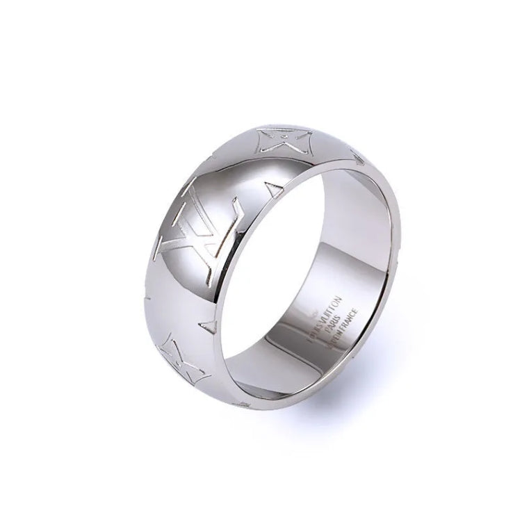 Louis Vuitton Monogram Carved Ring – Luxury Designer Jewelry – product image 8