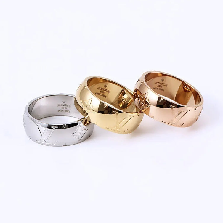 Louis Vuitton Monogram Carved Ring – Luxury Designer Jewelry – product image 9