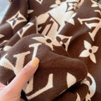 Louis Vuitton Monogram Cashmere Fringed Scarf for Women – product image 25