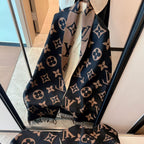 Louis Vuitton Monogram Cashmere Fringed Scarf for Women – product image 7