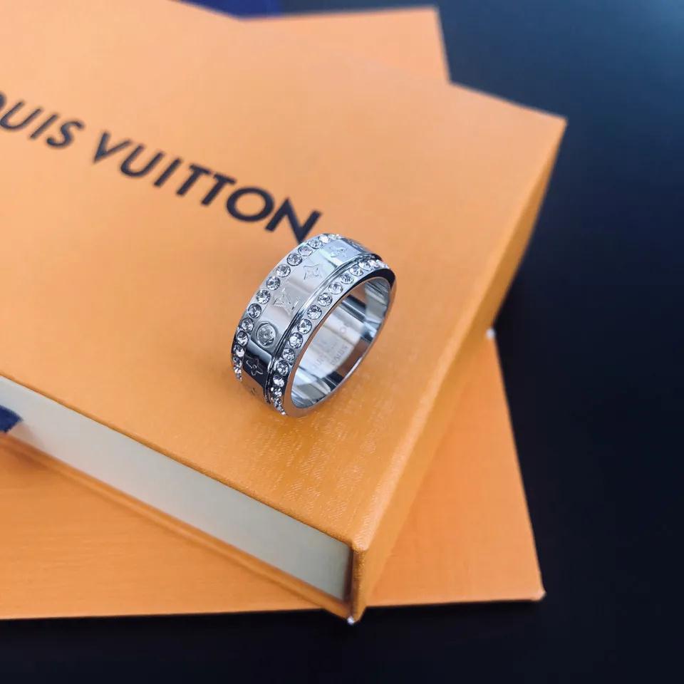 Louis Vuitton Monogram Crystal Ring – Luxury Designer Jewelry – product image 2