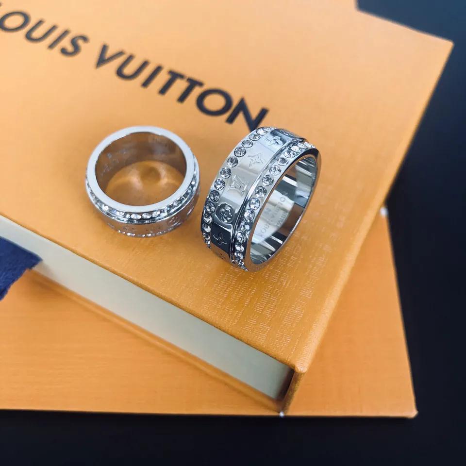 Louis Vuitton Monogram Crystal Ring – Luxury Designer Jewelry – product image 3