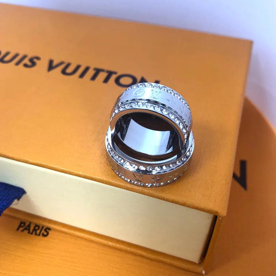 Louis Vuitton Monogram Crystal Ring – Luxury Designer Jewelry – product image 4