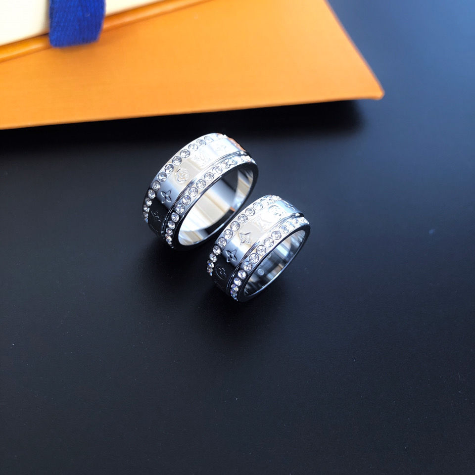 Louis Vuitton Monogram Crystal Ring – Luxury Designer Jewelry – product image 9