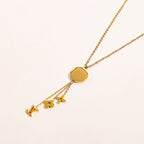 Louis Vuitton Monogram Disc Logo Necklace – Luxury Designer Jewelry – product image 2