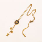 Louis Vuitton Monogram Disc Logo Necklace – Luxury Designer Jewelry – product image 3