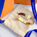 Louis Vuitton Monogram Leather Bracelet – Luxury Jewelry – product image 1